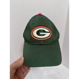 New Era NFL Green Bay Packers Adjustable Hat Breast Cancer Women’s Pink/Green